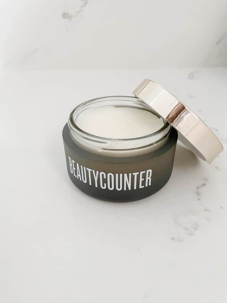 How to use a cleansing balm - an open container of cleansing balm