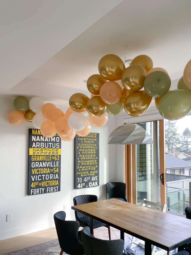How to Make A Balloon Garland - Samantha Potter Home